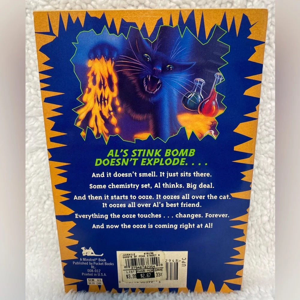First Printing R.L. Stine’s Ghosts of Fear Street  No. 8: “The Ooze”